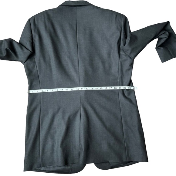 Pronto Uomo Mens Platinum Travel Two Button‎ Performance Wool Blazer Jacket 44L - Picture 10 of 14